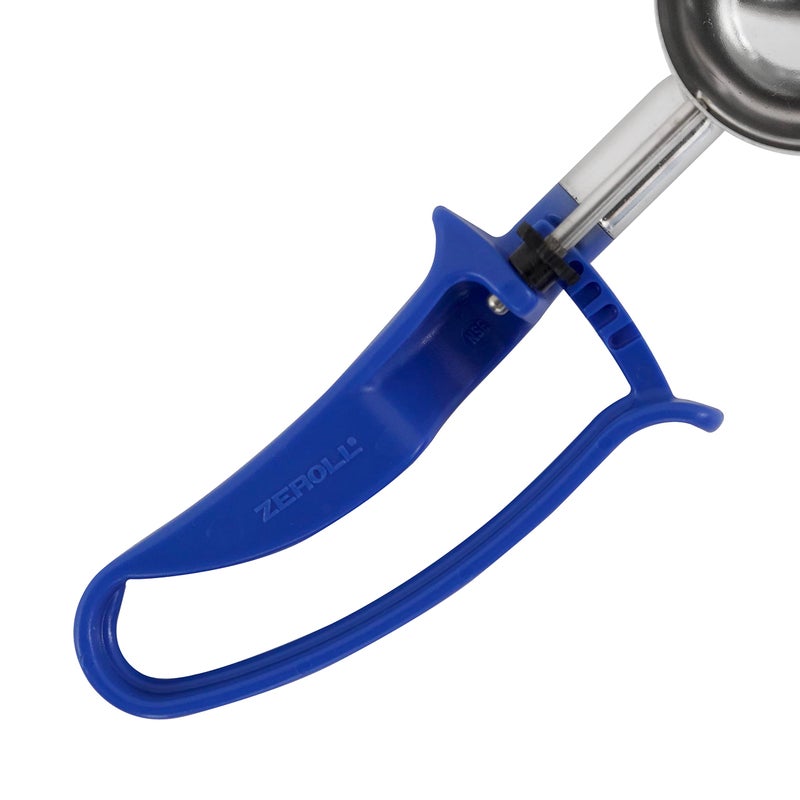 Zeroll Universal Standard Length EZ Disher Food Portion Control Scoop Designed for Right or Left Hand Use Dishwasher Safe NSF Approved  2 1/4-Inch  Blue - Image 2